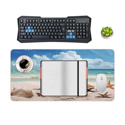 Sea Turtle Starfish Desk Pad goma antideslizante grande 30x60 cm miniatura 4