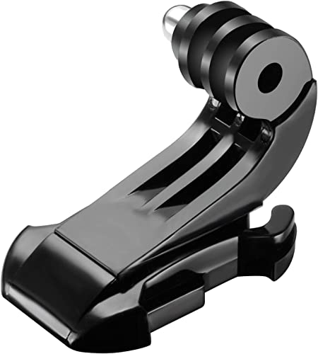 Image of J Hook Buckle Helmet Mount Base & Thumbscrew Kit - Quick Release Action Camera Vertical Mount Adapter Compatible with All Hero 14 /13 /12 /11 /10 /9 /8 /Max, DJI Osmo, & SJCAM