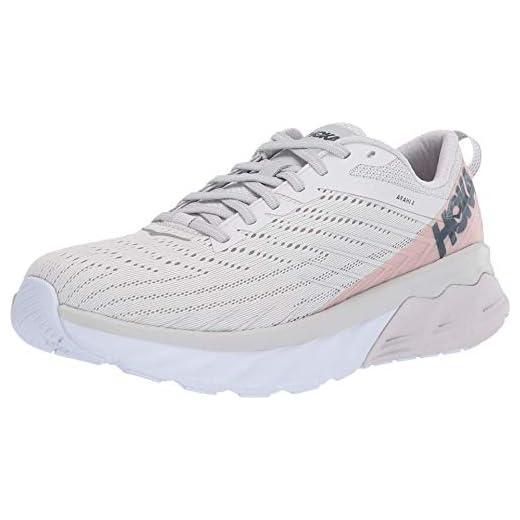 HOKA ONE ONE Women's Arahi 4, Nimbus Cloud/Lunar Rock, 9.5 US Women