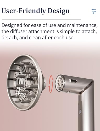 Acessório difusor para secador de cabelo Shark FlexStyle, ferramenta de estilo para cabelos ondulado