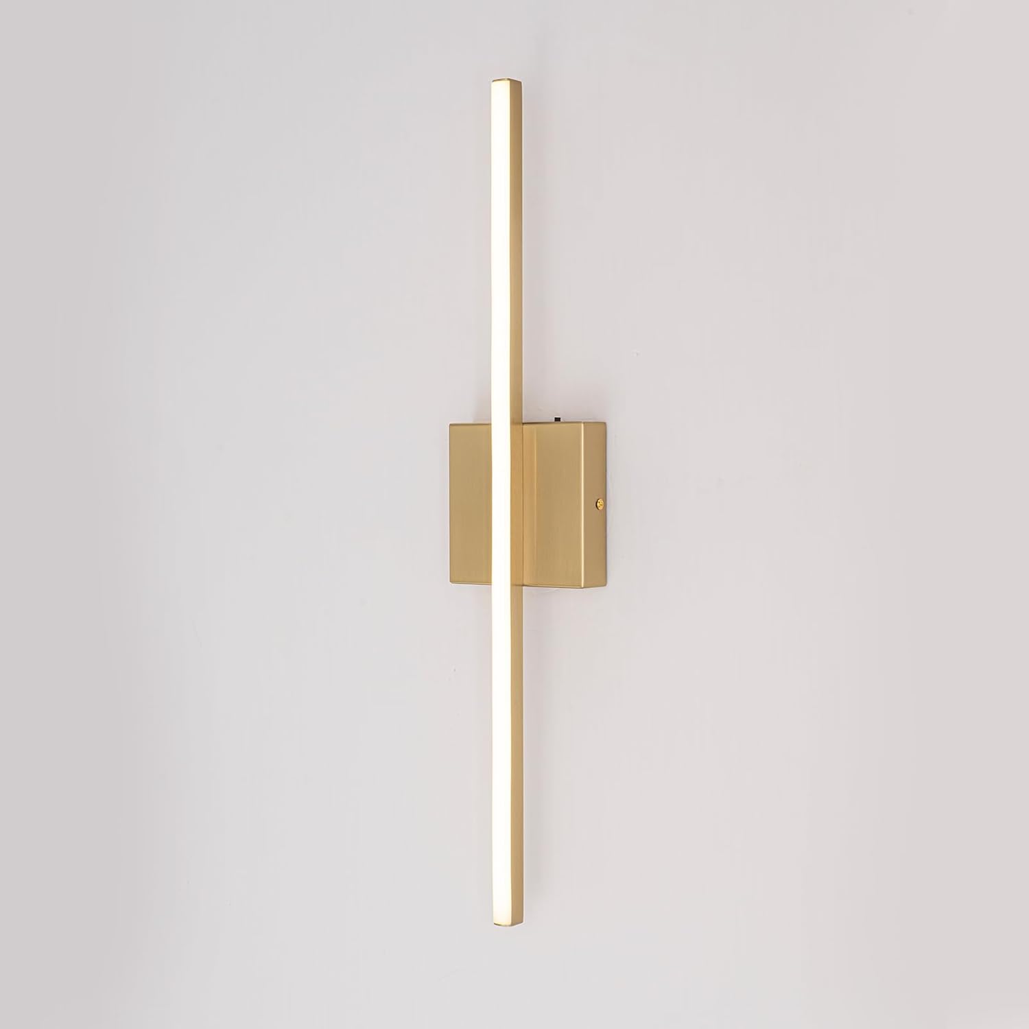 EDISLIVE 3-Colors Bathroom Vanity Light Dimmable Modern LED Wall Light Fixtures, 23.6 in 3000K-6000K for Bedroom Makeup Mirror Living Room Kitchen, Black