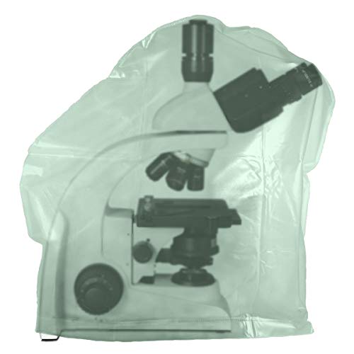 Microscope Dust Cover, Light Green Transparent, Full Size Standard Microscopes, BoliOptics MA02022101