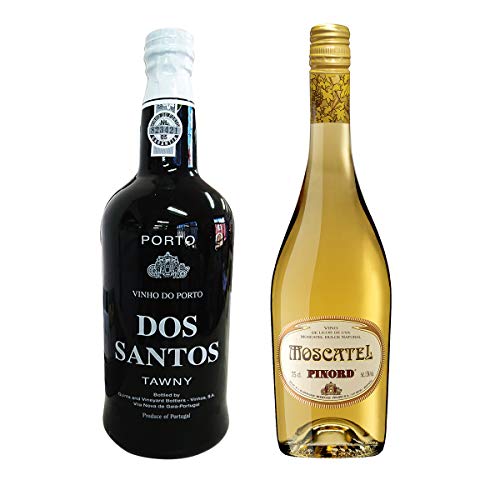 Pinord Pack 2 Botellas Vinos Postre: Moscatell + Porto Dos Santos Tawny - 1500 ml