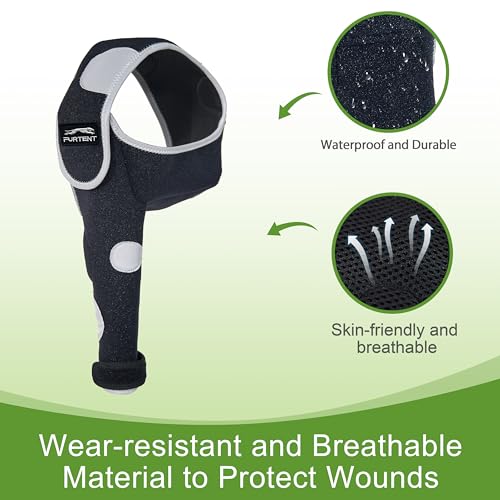 Image of Recovery Suits for Dog After Surgery, Waterproof and Soft Breathable Dog Sleeve E-Collar & Cone Alternative Surgical Suit, Male Female Pet Sleeve Anti Licking Wounds