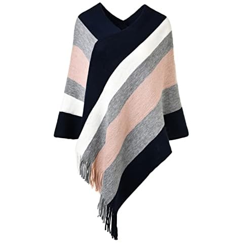 Poncho Ferand Femme Châle Doux Cover