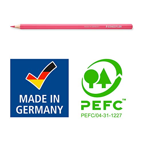 STAEDTLER kleurpotlood 146, klassiek zeskant-formaat, zachte stift, hoog gepigmenteerde kleuren, 12 pastelkleuren in… - Image 6