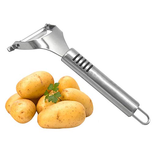 LIPPSY Gemüseschäler, multifunktionaler Edelstahl-Kartoffelschäler, Obst- und Gemüse-Küchengeräte. Schäler