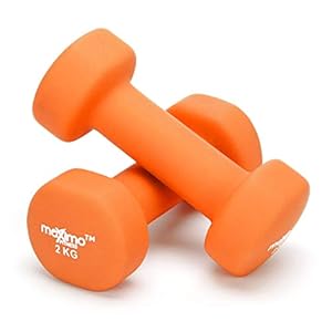 Neoprene Dumbbell Weights (Sold as One Pair) – 0.5kg, 1kg, 2kg, 3kg, 4kg, 5kg, Perfect Hand Weights for Strength Building, Muscle Toning, Home Gym and Rehabilitation.