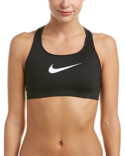 Nike W Nk Victory Shape H.S - Damen Sport BH , schwarz (Black/White), XS