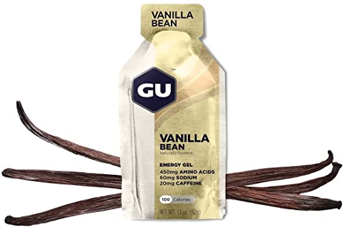 GU Vanilla Bean Energy Gels - Pack of 24