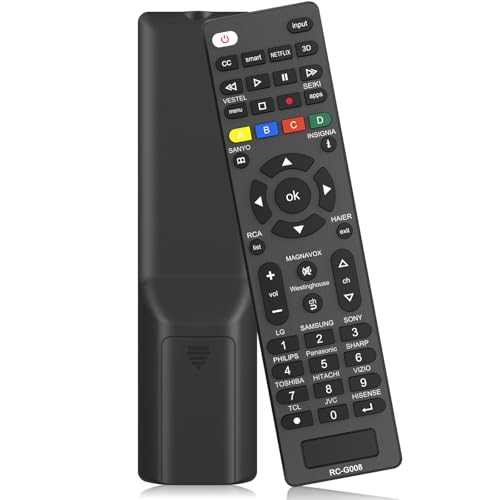 Universal-TV-Remote-Control Compatible with Vizio Hisense Sony TCL Samsung LG Philips Onn Sharp RCA Element Westinghouse Sanyo TV and More Brand Smart TVs