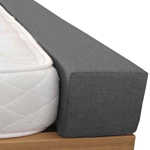 MSNCS Bettlückenfüller 120/140/160/180 /200 cm,BettbrüCken-MatratzenfüLlkissen，Bett RitzenfüLler Bett Lückenfüller，BettritzenfüLler Kissen,Matratzenausgleich,Matratzenverbinder(#1,90x5x25cm)