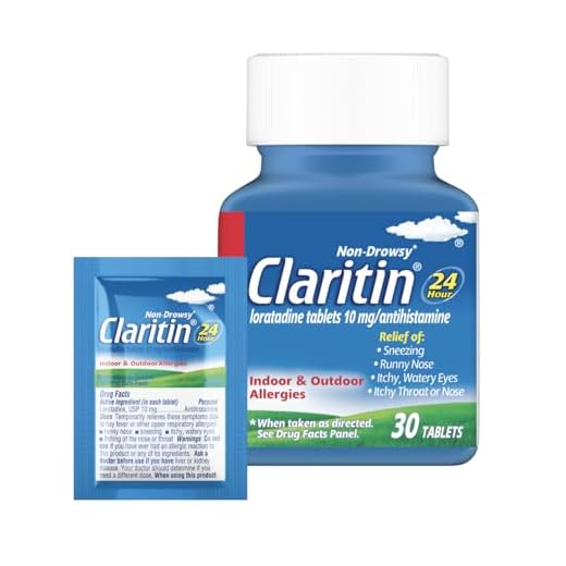 Claritin Allergy Medicine for Adults, 24-Hour Non-Drowsy Loratadine 10mg Pills, Antihistamine, 30 Tablets + 1ct On-The-Go Relief