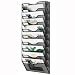 EasyPAG Office Wall File Holder Organizer Hanging Metal Magazine Rack 10 Tier, Black