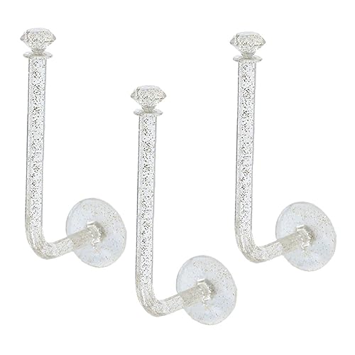 GLEAVI 3pcs Wall-Mounted Hair Band Organizer Hair Tie Rack Ponytail Holders Storage Holder Display Stand