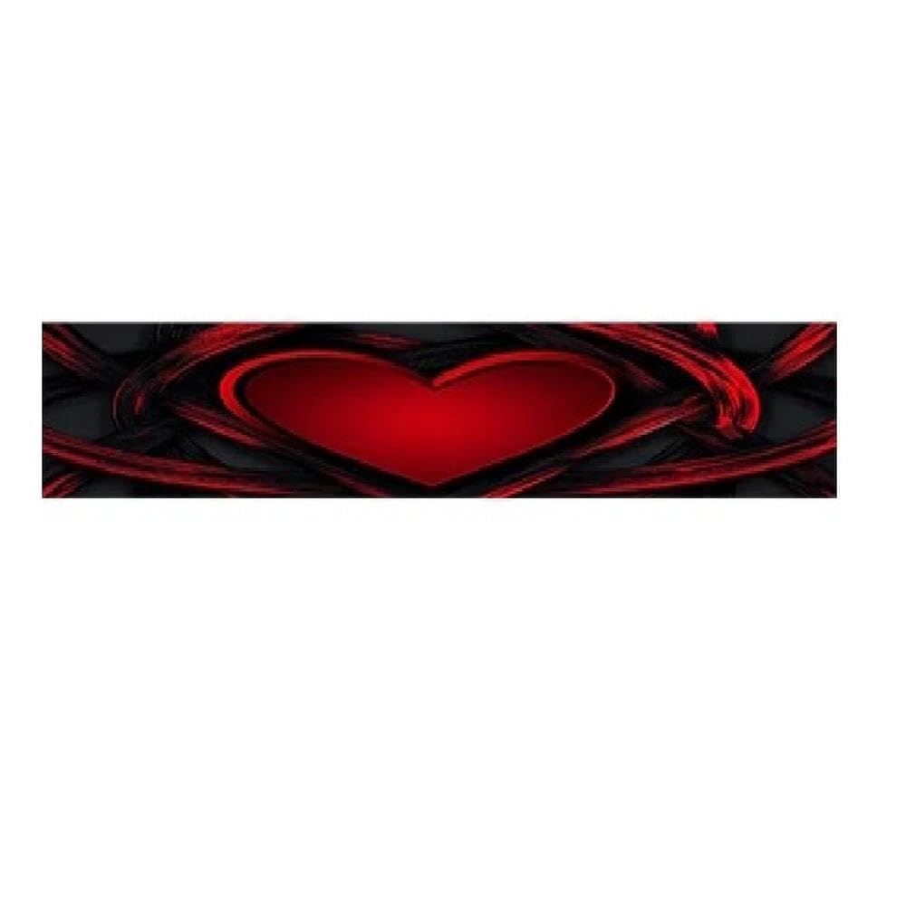 Catching Black and Red Love Fluid Decorative Painting Graphic Car Front Windshield Sticker