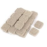 Color: Caqui SODIAL(R) Fieltro Suelo Muebles Protector Almohadillas Silla Patas De Mesa Protector 32 Piezas Caqui