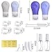 Gemice 16 Pack Silicone Travel Bottles Set for Toiletries, TSA Approved Travel Size Containers Leak Proof Silicone Squeezable Travel Accessories 2oz 3oz for Shampoo Conditioner Lotion Body Wash