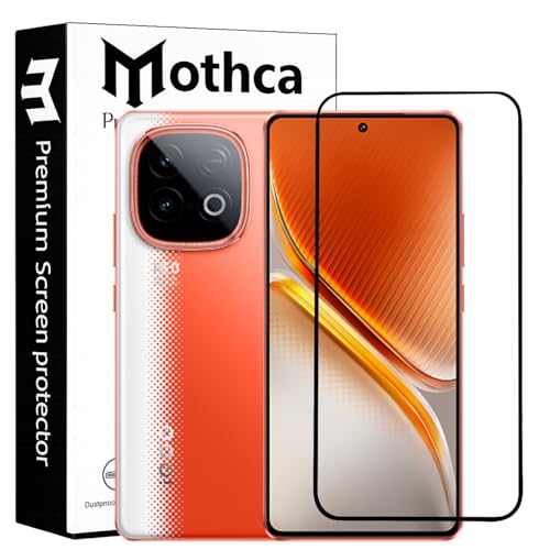 Image of Mothca Military-Grade Tempered Glass Screen Protector Compatible for iQOO Neo 10 5G / Neo 10R 5G with Edge to Edge Coverage - Case Friendly, Anti-Scratch & Bubble-Free Installation Kit