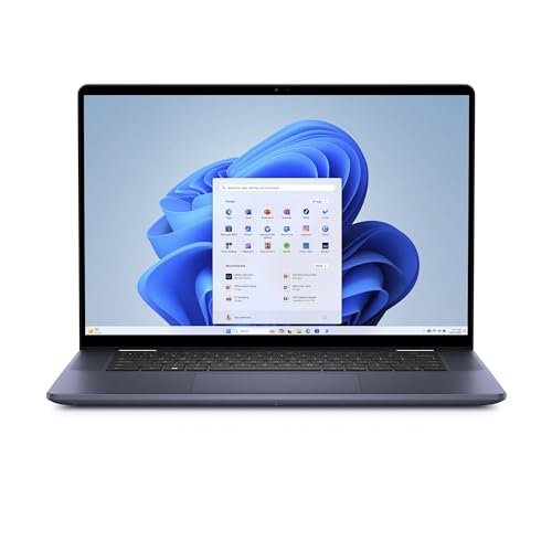 Dell Inspiron 7640 - Ordenador portátil 2 en 1, pantalla táctil 16.0 2.5K, Intel Evo Edition - Intel Core Ultra 7-155H, 16 GB LPDDR5X RAM, 1 TB SSD, Intel Arc Graphics, Windows 11 Home - Midnight Blue
