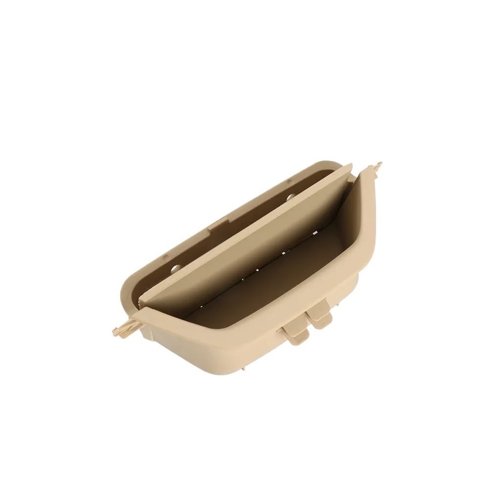Pibid Car Inner Handle Car Interior Door Handle LHD Inner Panel Pull Trim Cover for X3 for X4 for F25 for F26(Driver Side Beige)