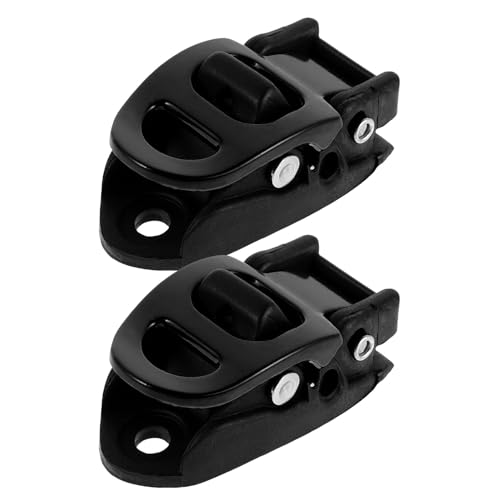 Didiseaon 2 Piezas de Hebillas de Repuesto Aplicables para Patines en Línea, Accesorios Negros para Cierre Seguro, Ajuste Fácil y Compatible Patines sobre Ruedas Deportivos