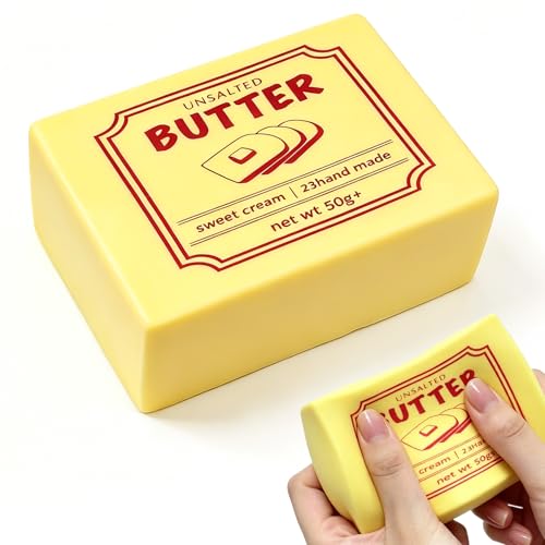 Image of Squeeze Butter Toy, Butter Squishy Slow Rising Squishy, Stress-Relief Squeeze Ball, Stress Balls for Adults for Office or Party,Favor Classroom prizes
