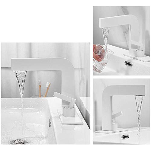 Robinet lavabo cascade pour vasque sous comptoir de salle de bains zen - 3