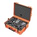 TOMcase Koffer „Ready to Fly” für DJI Mavic 3 Enterprise/Thermal/Multispe... Plus Combo, RC Pro Controller, „Akkus Laden im Koffer Funktion, IP67 wasserdichter Case - Made in Germany (Orange)