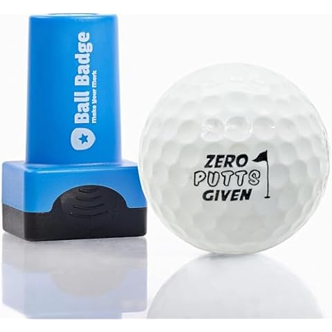 HODL 21 Ball Badge - Golf Ball Stamp, Self-Inking Golf Ball Stamper (The Dirty Series), Golf Ball Marker, Reusable Golf Ball Marking Tool to Identify Golf Balls (Zero Putts Given) Cover