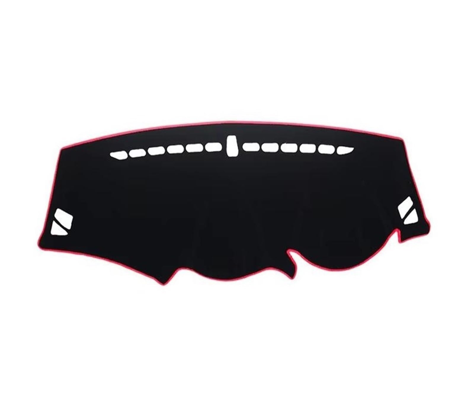 Tapis Tableau Bord intérieur Voiture Tapis Protection pour Tableau Bord Pare-Soleil Style Automobile pour Hyundai pour Tucson IX35 2010-2015(Black(Red Edge) RHD)