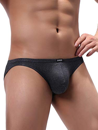 iKingsky Men's Big Pouch Briefs Sexy Bulge Underwear High Stretch Mens Bikini Under Panties2