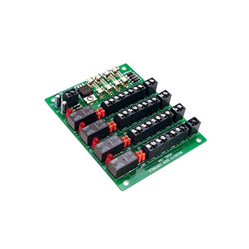 SDC SECURITY DOOR CONTROLS CR4 4 STN RELAY MODULE 12/24 VDC