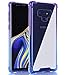 BAISRKE Galaxy Note 9 Case, Shock Absorption Flexible TPU Soft Edge Bumper Anti-Scratch Rigid Slim Protective Cases Hard Plastic Back Cover for Samsung Galaxy Note 9 SM-N960F - Blue Purple Gradient