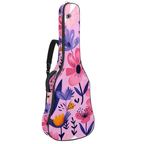 Housse guitare acoustique étanche avec compartiment accessoires zippé