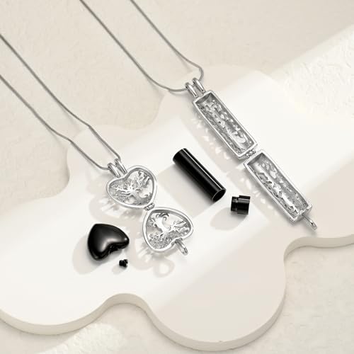 Collier urne arbre de vie contre le manque pour préserver les cendres - 5
