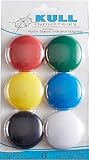 Kull Industries Multicolor Button Magnets Room Status Indicator Magnets for Hospitals, Exam Rooms, Schools, Durable, High Visibility, Easy Use, Reliable Room Status Solution, 6pcs Pack