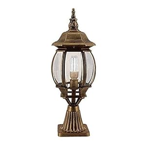 BBioss Hofleuchte Messing Vintage Außen Stehleuchte