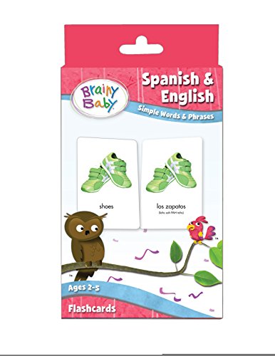 Brainy Baby Spanish & English Dvd, Spanish & English Book And Spanish & English Flashcards: Simple Words And Phrases Deluxe Edition #TOP4