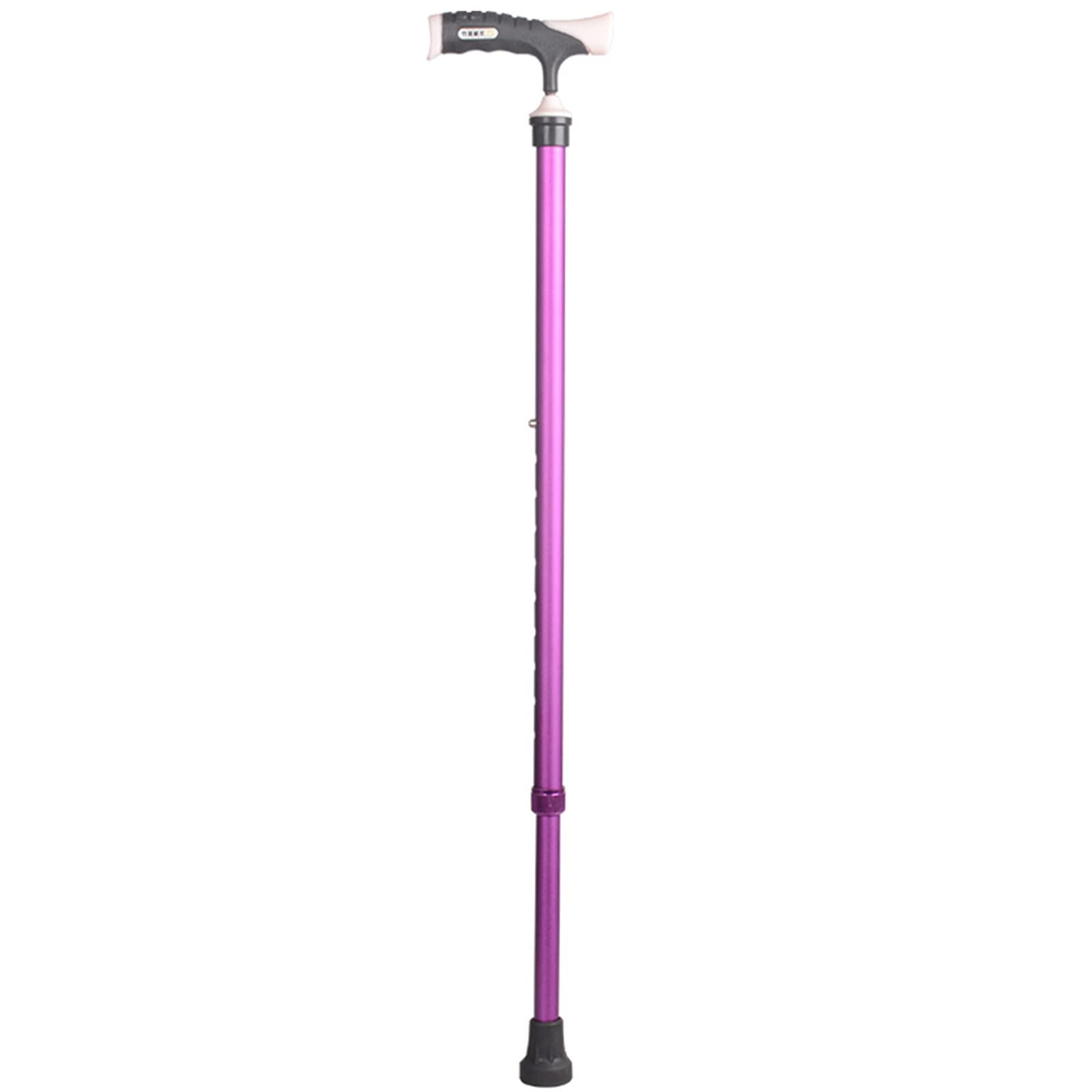 Bastón de Trekking Ligero multifunción de aleación de Aluminio con muletas de Altura Ajustable para Personas Mayores Chaser of Light