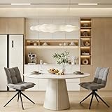 UTILISATION POLYVALENTE: Alliant une esthétique minimaliste à une décoration intérieure contemporaine, les lignes élégantes offrent une polyvalence stylée, incarnant parfaitement l'essence de la vie moderne. Que ce soit dans la salle à manger, la cuisine, le salon ou le bureau, ces chaises rembourrées sont un choix idéal.