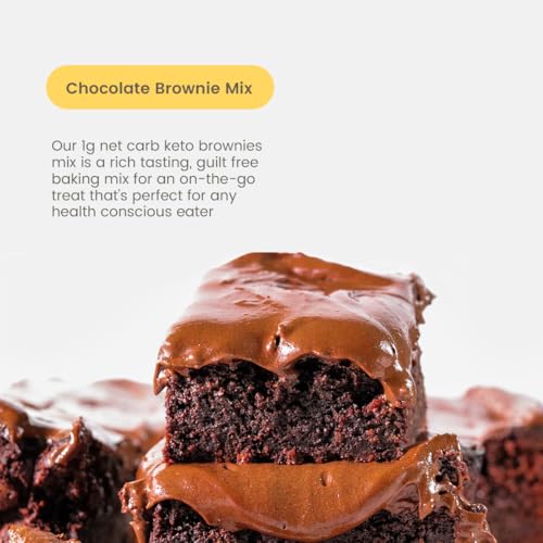 Good Dee's Chocolate Brownie Mix | Keto Baking Mix | Sugar-Free, Gluten-Free, Grain-Free, Nut-Free, Soy-Free & Low Carb Baking Mix | Diabetic, Atkins & WW Friendly (Pack of 1)