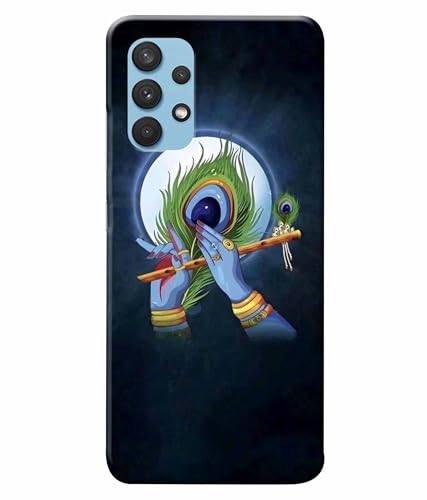 Image of Printed Hard Back Case Cover & Compatible for Samsung Galaxy A33 5G / SM-A336EP, Samsung A33 5G | Krishna Vector Art (Multicolor) - D1200