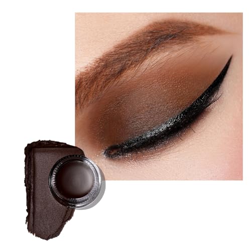 Oulac Sombras de Ojos Marrón Mate | Eyeliner y Base de Sombras de Ojos Waterproof y Larga Duración | Textura Cremosa y Acabado Mate | a Prueba de Manchas | Vegano | 06g (CM07) Brown Suede