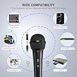 SUDOTACK Karaoke Microphone Wired Handheld: Dynamic Vocal Mic for PA System Speakers AMP with 9.84ft Cable and ON/Off Switch 1/4” Plug for Public Speaking - Image 5