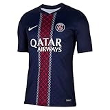 Nike Homme PSG Dri Fit JSY SS Stad HM T Shirt, Midnight Navy/Midnight Navy/Wh, M