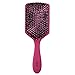Produktbild PARSA BEAUTY Entwirrbürste Haarbürste Wet & Dry Paddle Brush für Pflege & Glanz zum sanften haarschonenden Bürsten in Beere-Rosa mit Wildschweinborsten