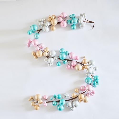 Guirlande de Boules de Noël pour decoration de cheminee chaleureuse - 4