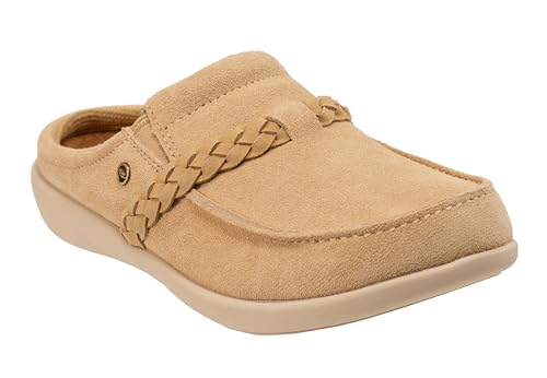 REVITALIGN Women's Siesta Slide Braidy, Almond Buff, 9