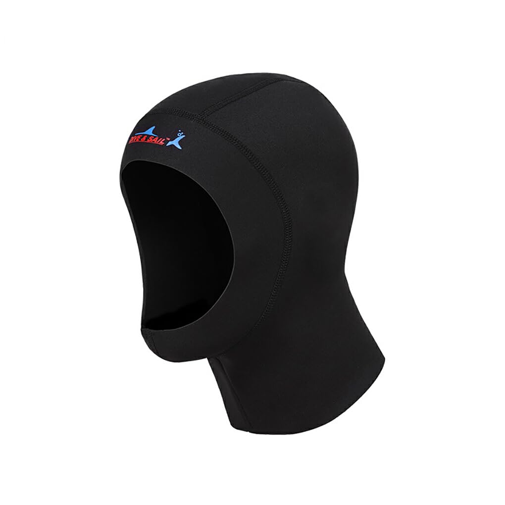 VOILE DE PLONGÉE 1 MM Casquettes De Plongée Néoprène Thermique CR Super Élastique Équipement De Plongée Couvre-Cou Couverture Bonnet De Bain pour Hommes